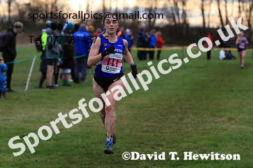 Senior womens 2024 NECAA Cross Country Champs., Temple Park, South Shields. Photo: David T. Hewitson/Sports for All Pics